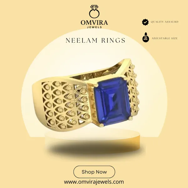 Neelam_7.25_Ratti_Blue_Sapphire_Created_Neelam_Adjustable_Ashtadhatu_Ring_Blue_Shapphire_Neelam_Gemstone_For_Men_And_Women