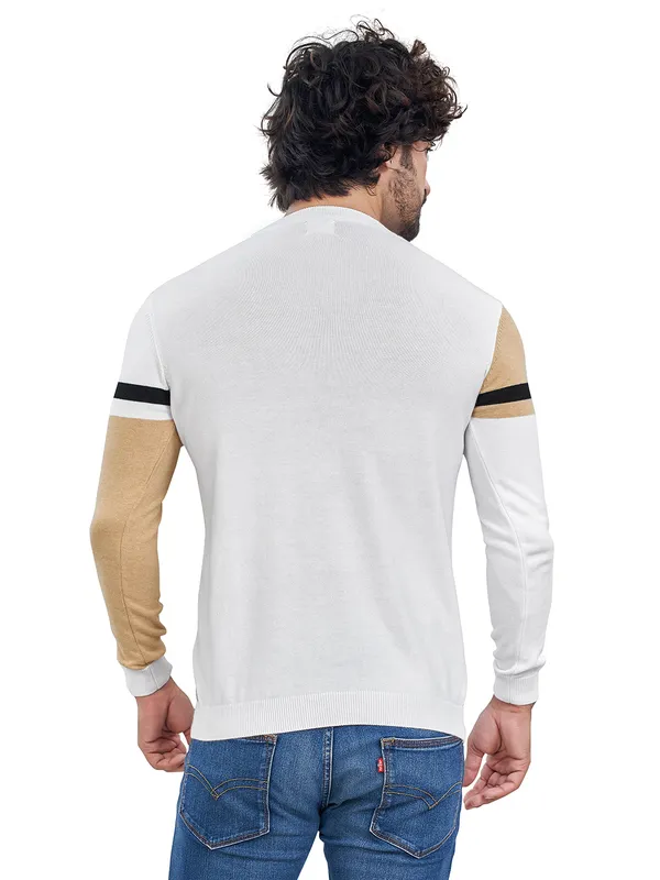 Multicolor_Cotton_Premium_Flat_Knit_Multi_Striped_Round_Neck_T-Shirt_For_Men
