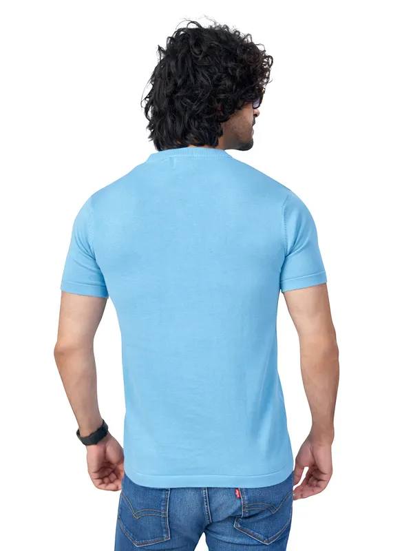 Dark_Sky_Blue_Cotton_Solid_Premium_Cotton_Round_Neck_T-Shirt_For_Men