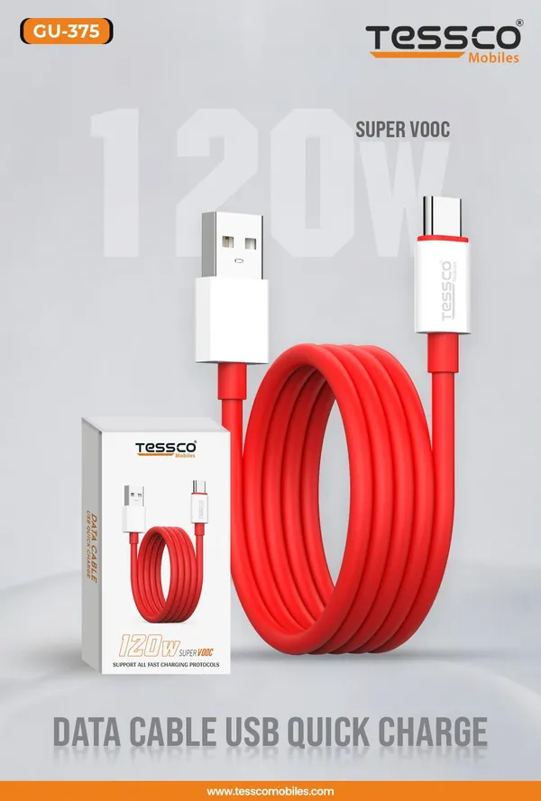 120_W_Red_Charging_Cable