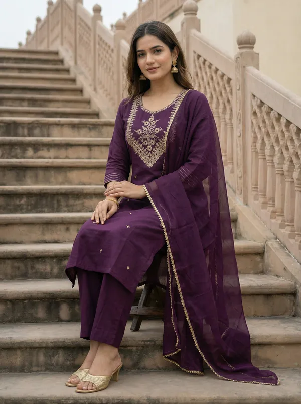 Purple__Ethnic_Set