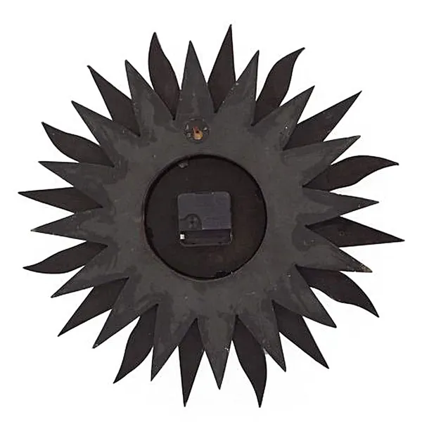 Black_Embossed_Sunny_Wall_Clock_-_Decorative_Modern_Clock_For_Gift_And_Decor,_Contemporary_Wall_Clock,_Black_Finish,_Unique_Embossed_Design,_Home_Decor,_Online_Shopping