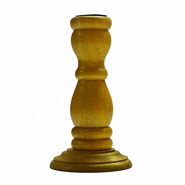 Taper_Candle_Holder_-_Elegant_Solid_Wood_Decor_Piece_(L_-_15_cm,_B_-_8_cm,_H_-_8_cm)_Ideal_for_Home_Decor,_Dining_Table_Centerpiece,_Golden_Color_Candle_Stand,_Artisan_Crafted_Candle_Holder