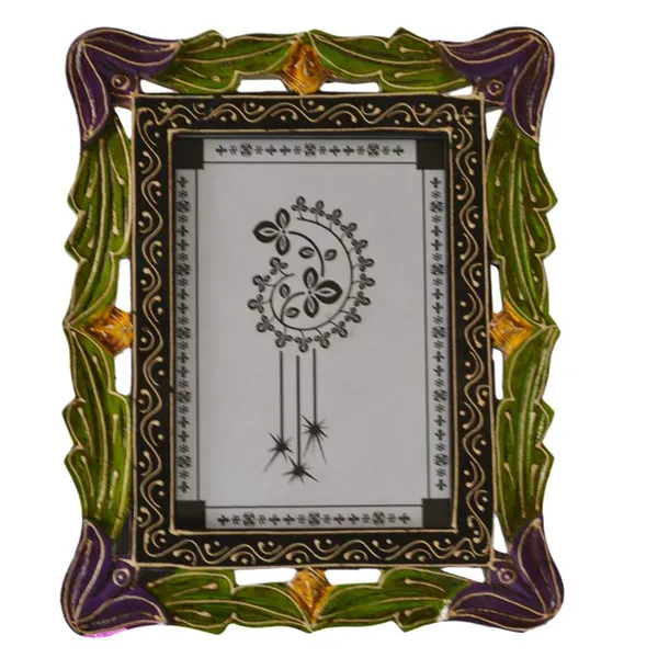 Multicolor_Embossed_Carved_Photo_Frame_Designer_-_Purple_5X7_Inch_For_Gift_And_Decor_|Gift_For_Sister,_Brother,_Mother,_Father
