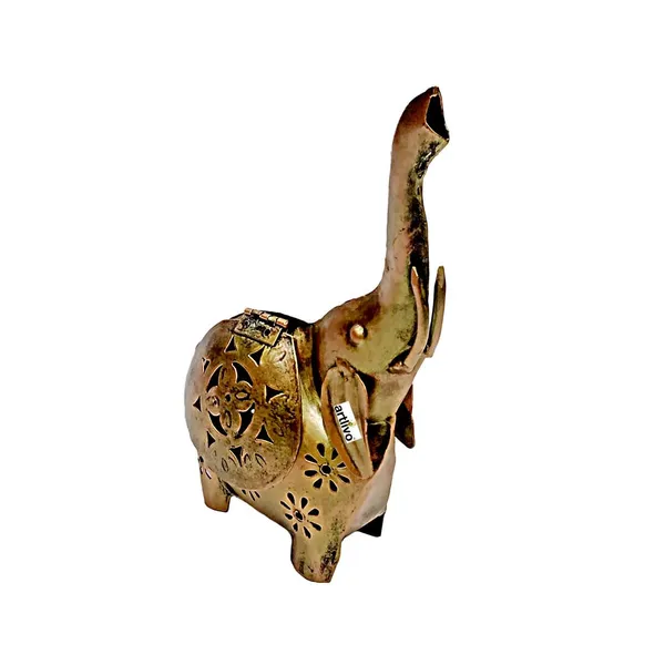 Golden_Elephant_Tea_Light_Holder