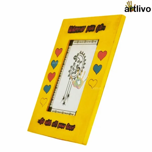 POPART_Valentine_Love_Photo_Frame_-_Yellow_-_5x7"