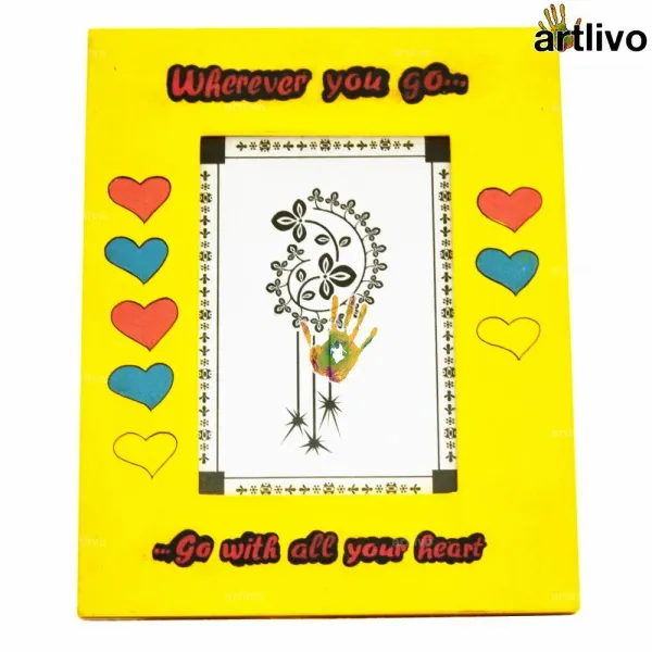 POPART_Valentine_Love_Photo_Frame_-_Yellow_-_5x7"