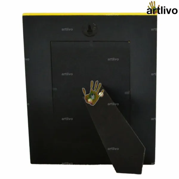 POPART_Valentine_Love_Photo_Frame_-_Yellow_-_5x7"