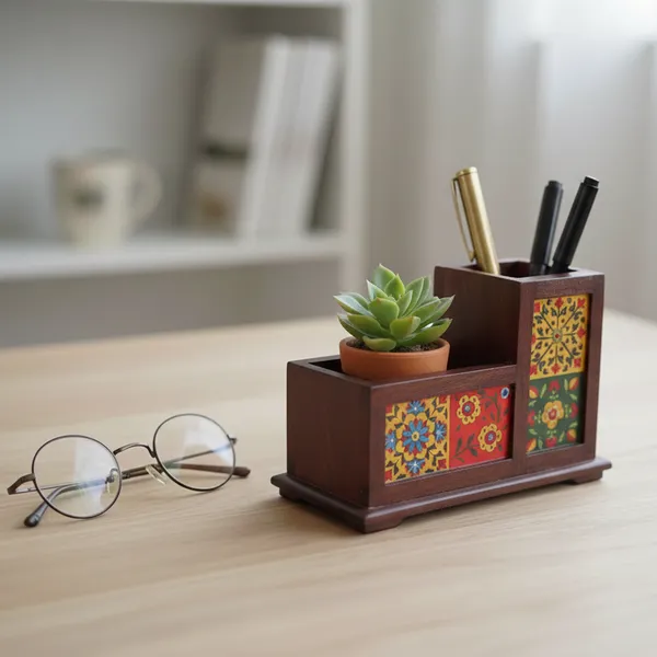 Hand-Painted_Ceramic_Tile_Coaster_with_Wooden_Holder