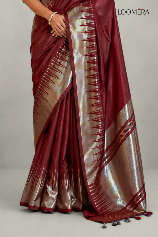 Dark_Maroon_Soft_Silk_Saree