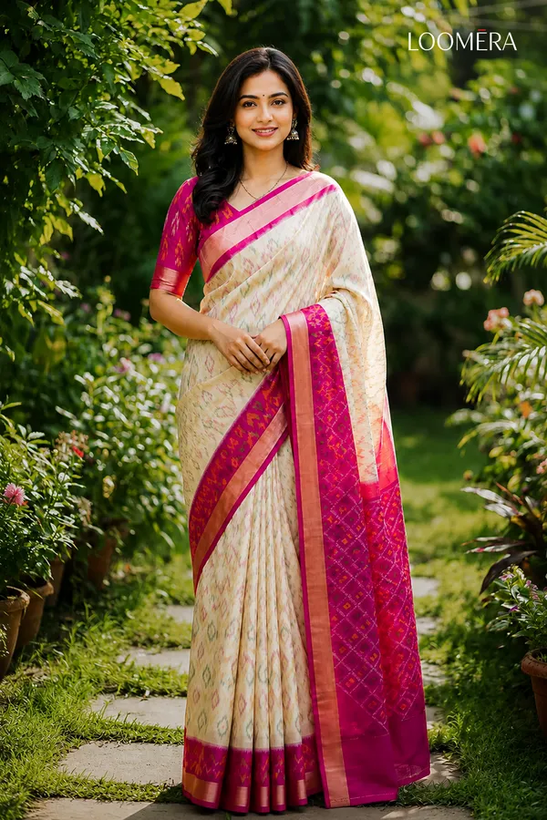 Pochampalli_Ikkat_Print_Art_Silk_Saree