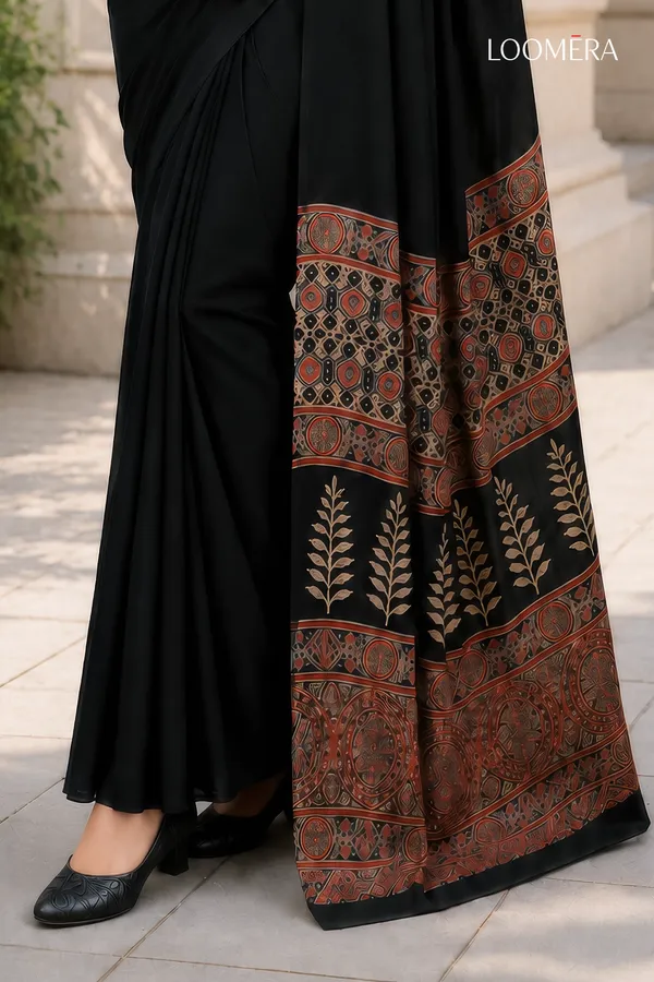 Black_Saree_with_Ajrakh_Pallu