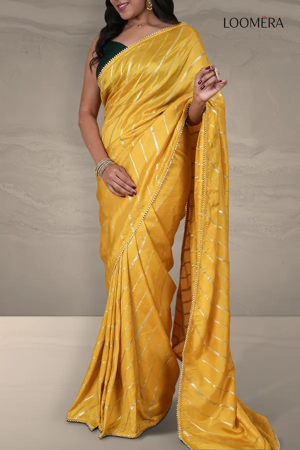 Mustard_Yellow_Saree_With_Elegant_Golden_Zari_Weave