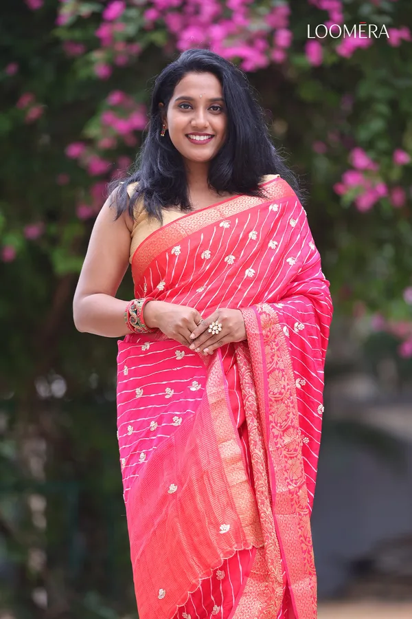 Ombre_Modal_Silk_Saree_With_Gota_Patti