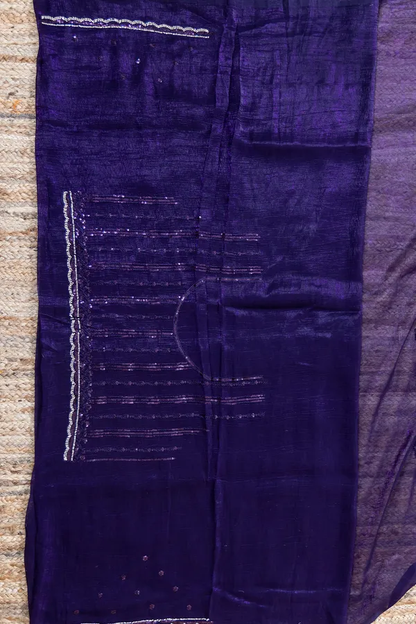 Dark_Purple_Simar_Net_Saree_With_Stone_And_Sequins_Work