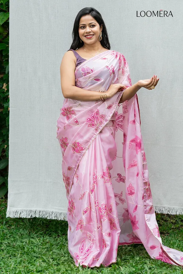 Light_Pink_Semi-Silk_Saree_with_Floral_Work