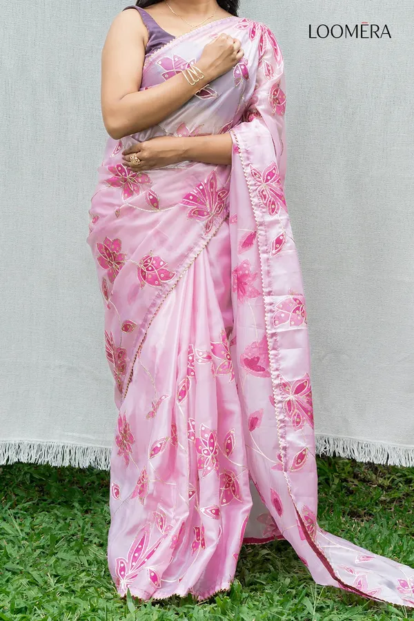 Light_Pink_Semi-Silk_Saree_with_Floral_Work