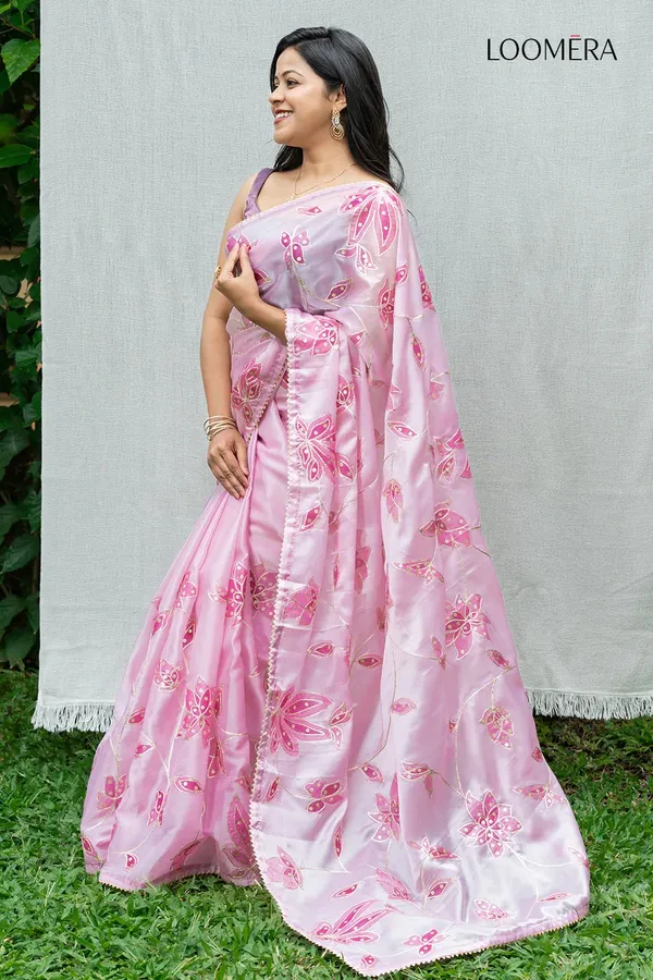 Light_Pink_Semi-Silk_Saree_with_Floral_Work