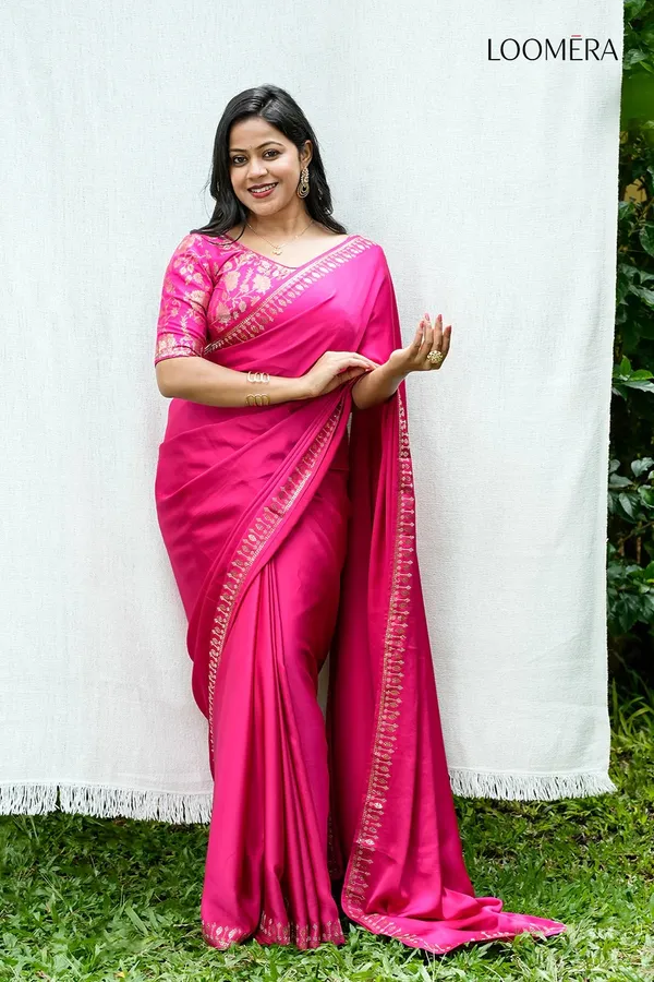 Rani_Pink_Soft_Silk_Saree_with_Readymade_Blouse