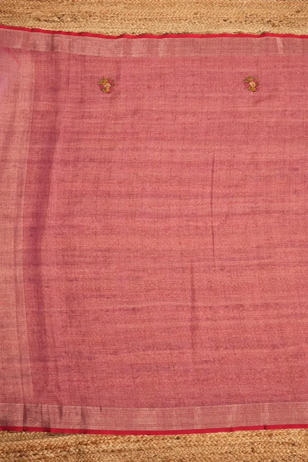 Mauve_Linen_Saree_With_Bullion_Hand_Embroidery