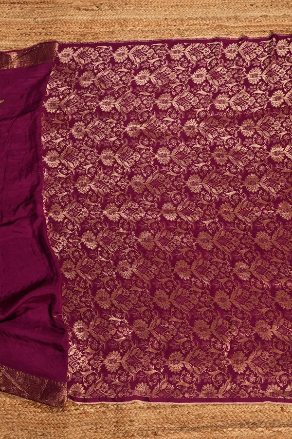 Purple_Soft_Silk_Saree_With_Floral_Resham_Work