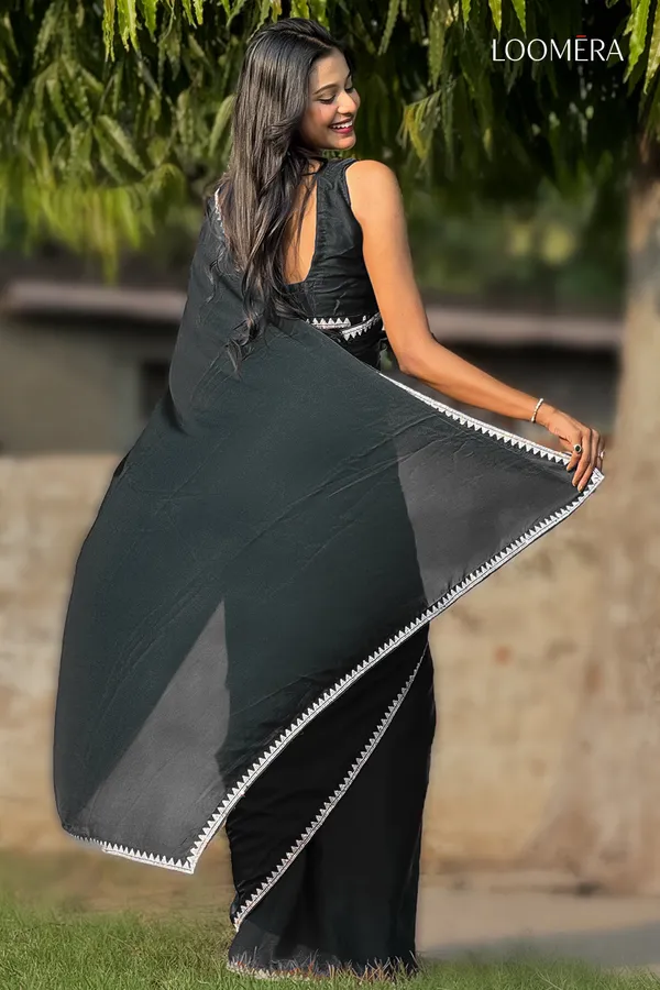 Black_Satin_Saree_With_Stone_Work