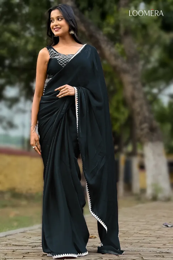 Black_Satin_Saree_With_Stone_Work