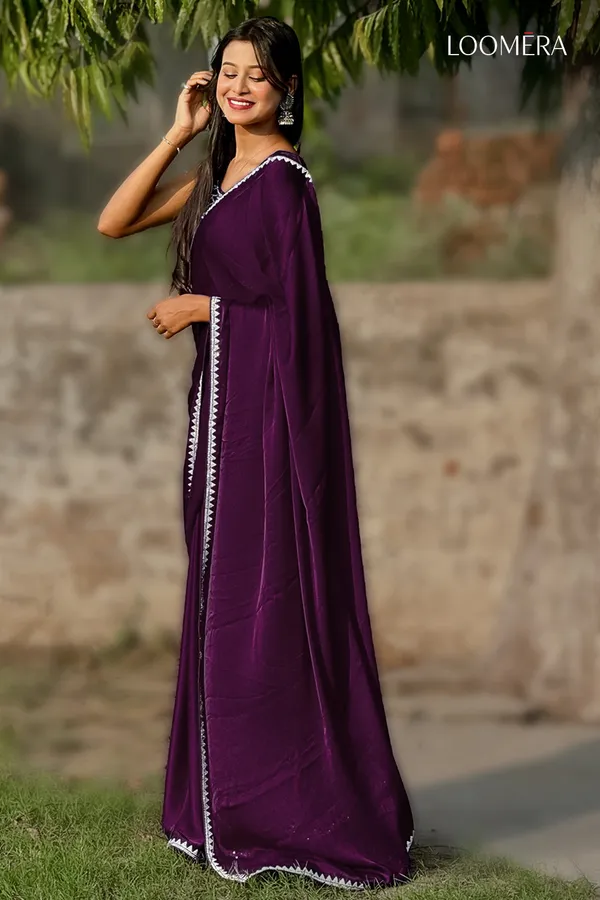 Plum_Purple_Satin_Saree_With_Stone_Work