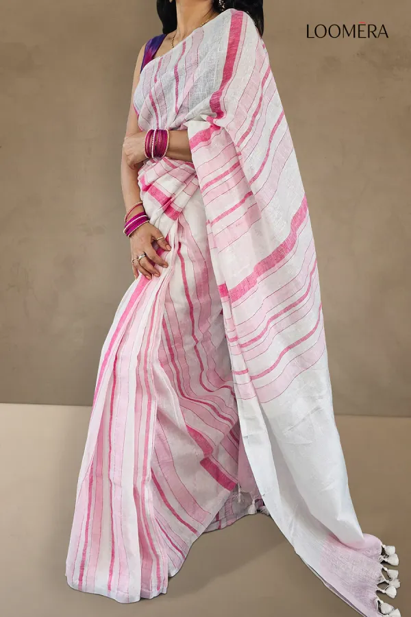 Soft_Pink_Linen_Saree