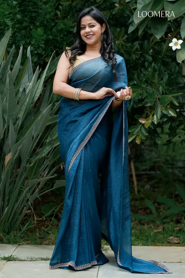 Teal_Blue_Tissue_Silk_Saree