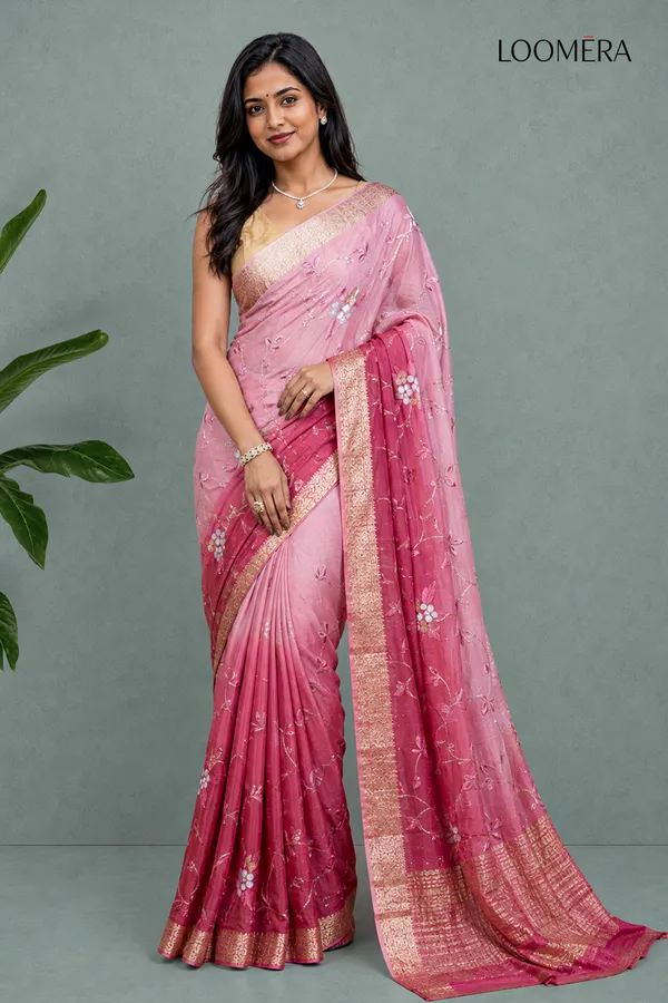 Ombre_Sequin_Saree_With_Golden_Border