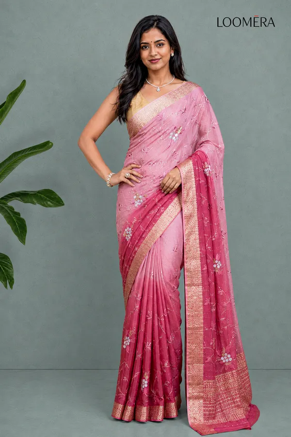 Ombre_Sequin_Saree_With_Golden_Border