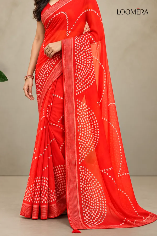 Scarlet_Red_Georgette_Saree