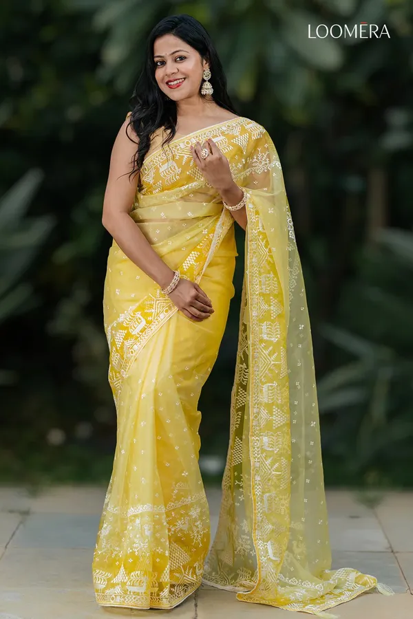 Light_Yellow_Organza_Saree_With_Embroidery