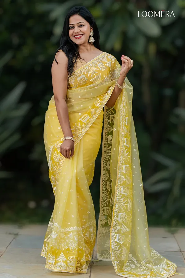 Light_Yellow_Organza_Saree_With_Embroidery