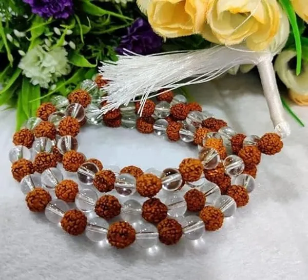 Spathik_Rudraksha_Kantha_Mala_32+1_Beads