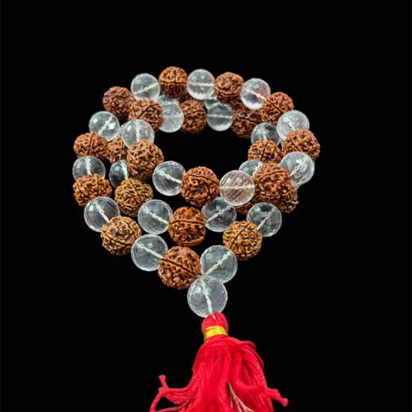 Spathik_Rudraksha_Kantha_Mala_32+1_Beads