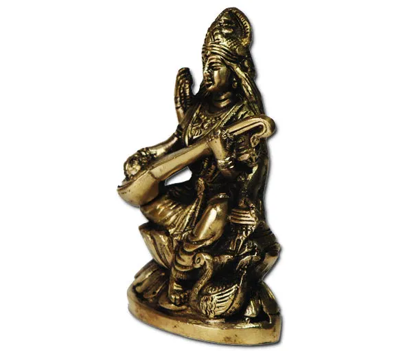 Maa_Saraswati_Pure_Brass_Idol