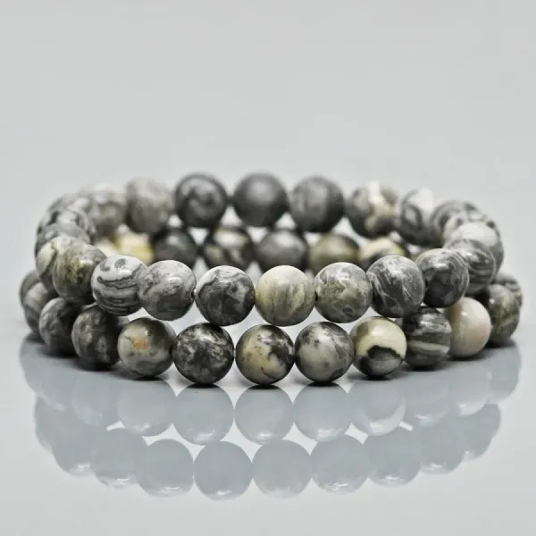 Grey_Jasper_Stone_Bracelet