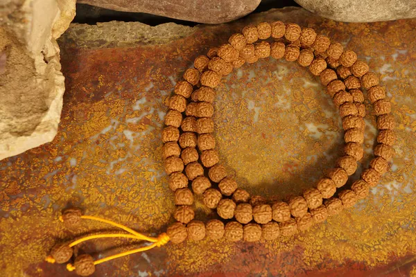 5_Mukhi_Rudraksha_Mala_Certified_8Mm