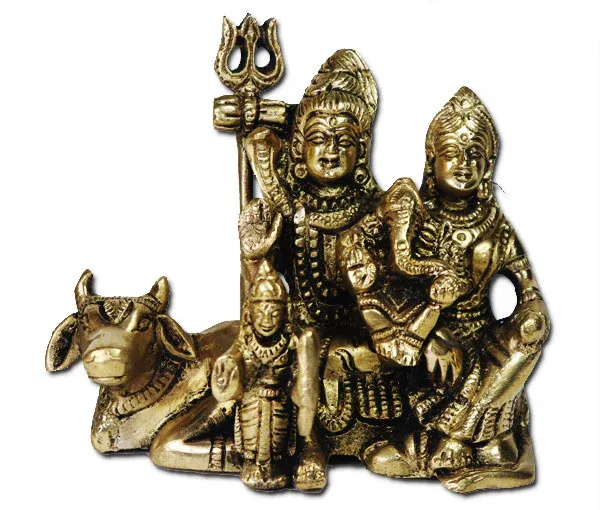 Shiv_Parivar_Pure_Brass_Idol