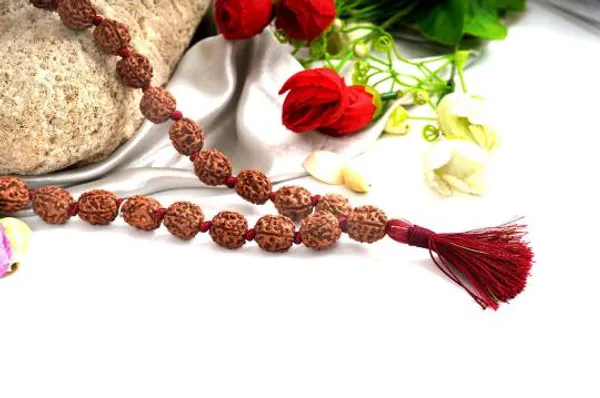 4_Mukhi_Rudraksha_Mala_Indonesain