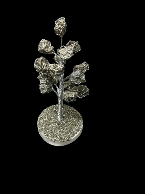 Pyrite_Tree_With_Selenite_Plate