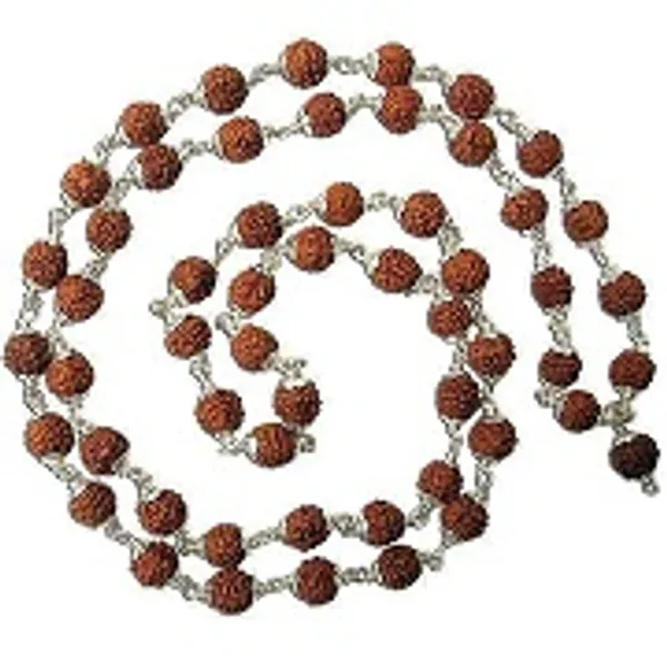 Rudraksha_Mala_In_Pure_Silver_54+1_Beads