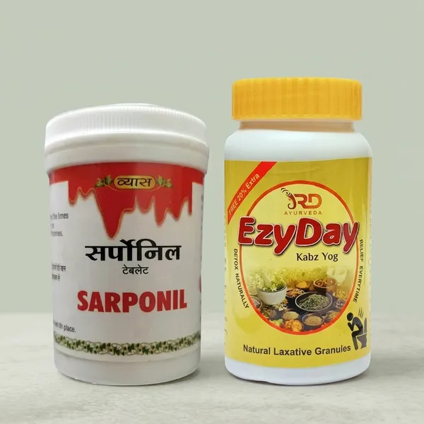 Sarponil_Tablet_50_Tab_And_Ezyday_Kabz_Yog_120_Gm