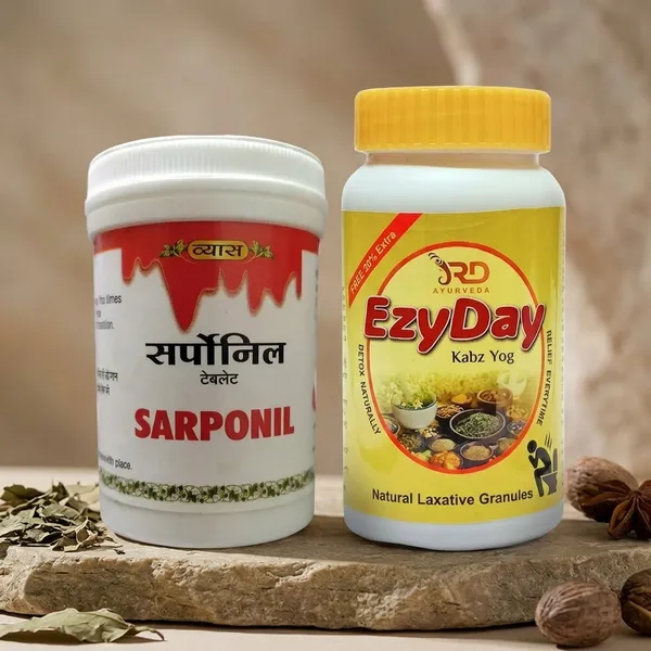 Sarponil_Tablet_100_Tab_And_Ezyday_Kabz_Yog_120_Gm
