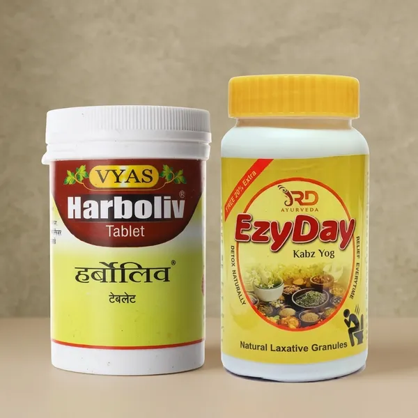 Harboliv_Tablet_100_Tab_And_Ezyday_Kabz_Yog_120_Gm