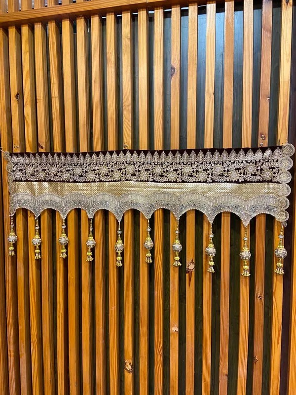 Brown_And_Golden_Mix_Cotton_Toran_For_Home_Decor