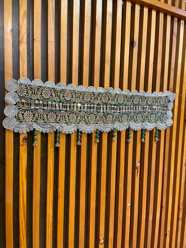 Dark_Green_Mix_Cotton_Toran_For_Home_Decor