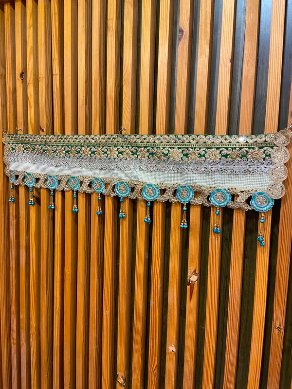 Dark_Green_Mix_Cotton_Toran_For_Home_Decor